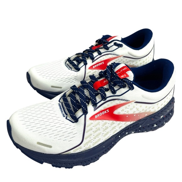 Brooks Running Women’s ADRENALINE GTS 21 USA Patriotic Sneaker size 7.5 - Picture 5 of 8